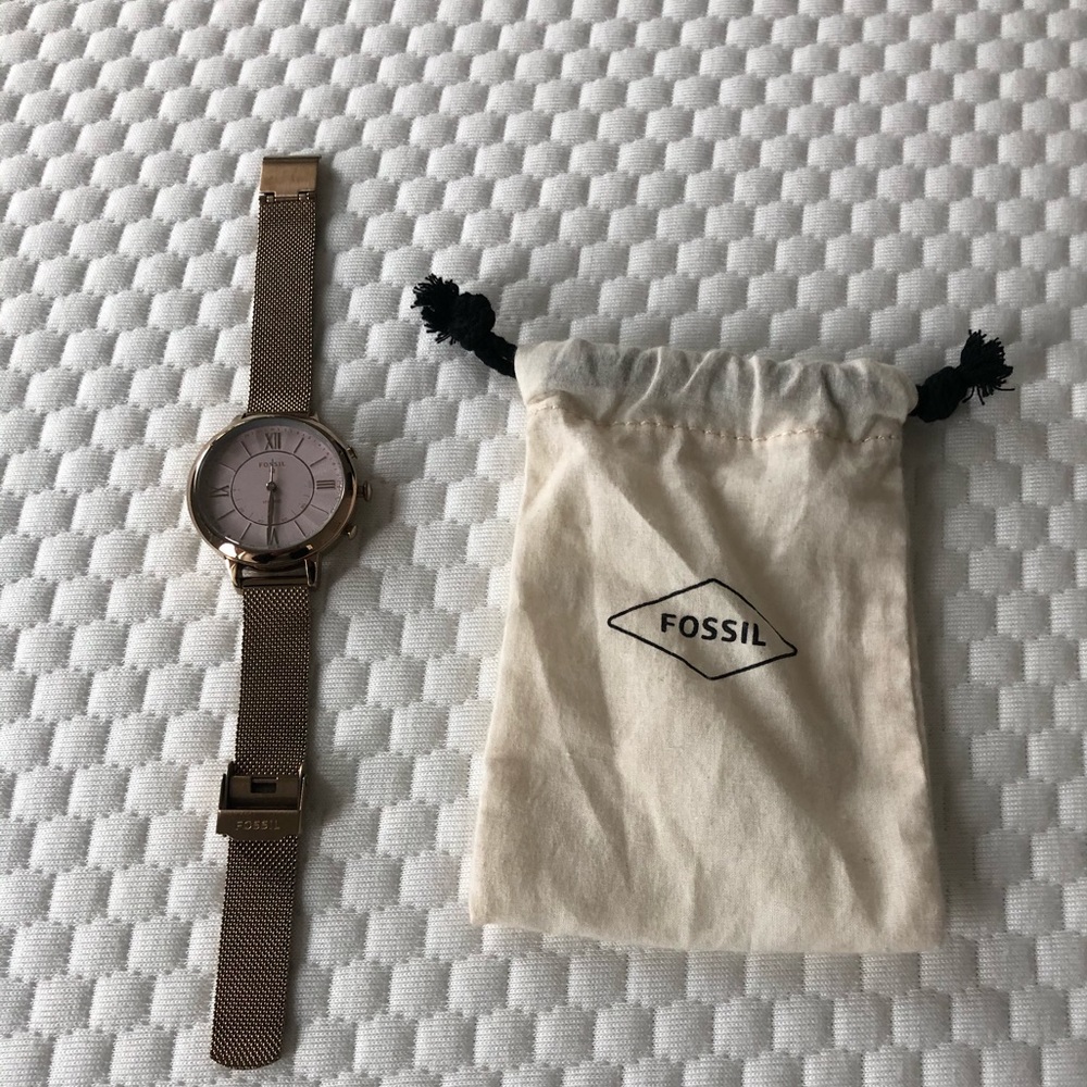 Hybrid Smartwatch Jacqueline RoseGold Watch